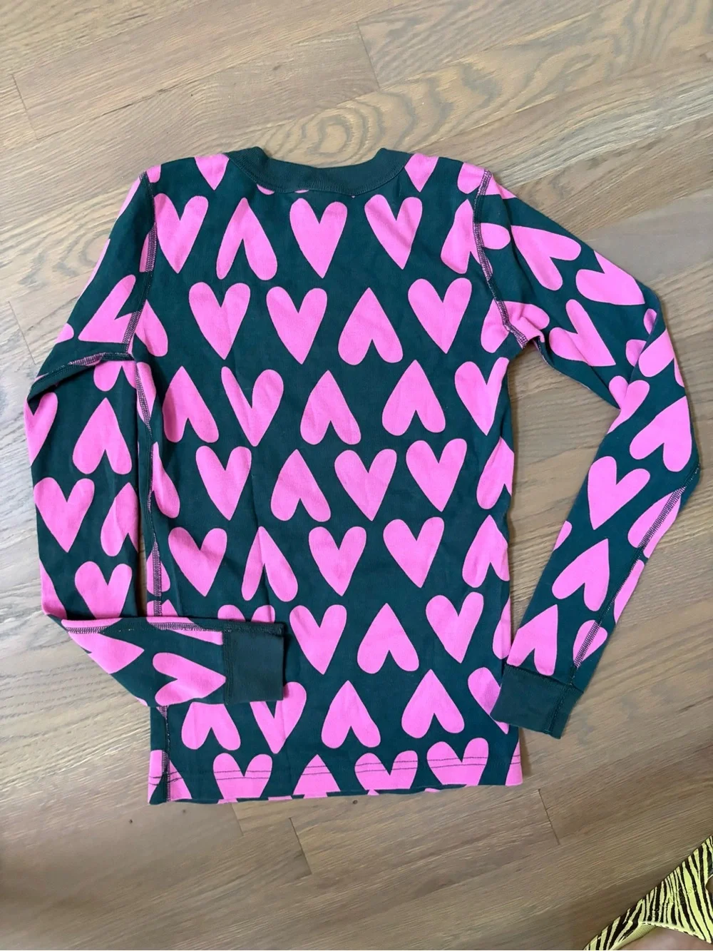 Hanna Andersson Pink Heart Long Sleeve Special Edition Pajama Set